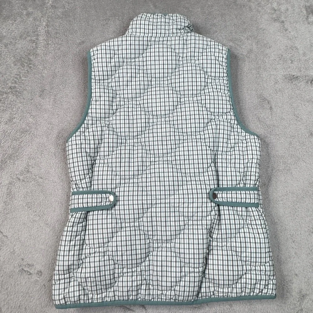 J. Crew Signature Puffer Vest Green PrimaLoft Small‎ Womens Excellent Condition! - Picture 13 of 14